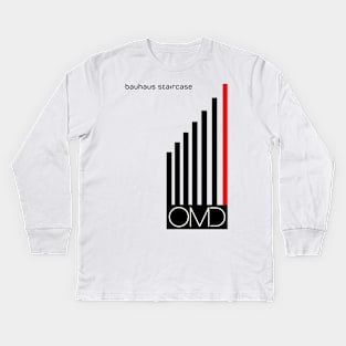 Staircase Bauhaus Kids Long Sleeve T-Shirt